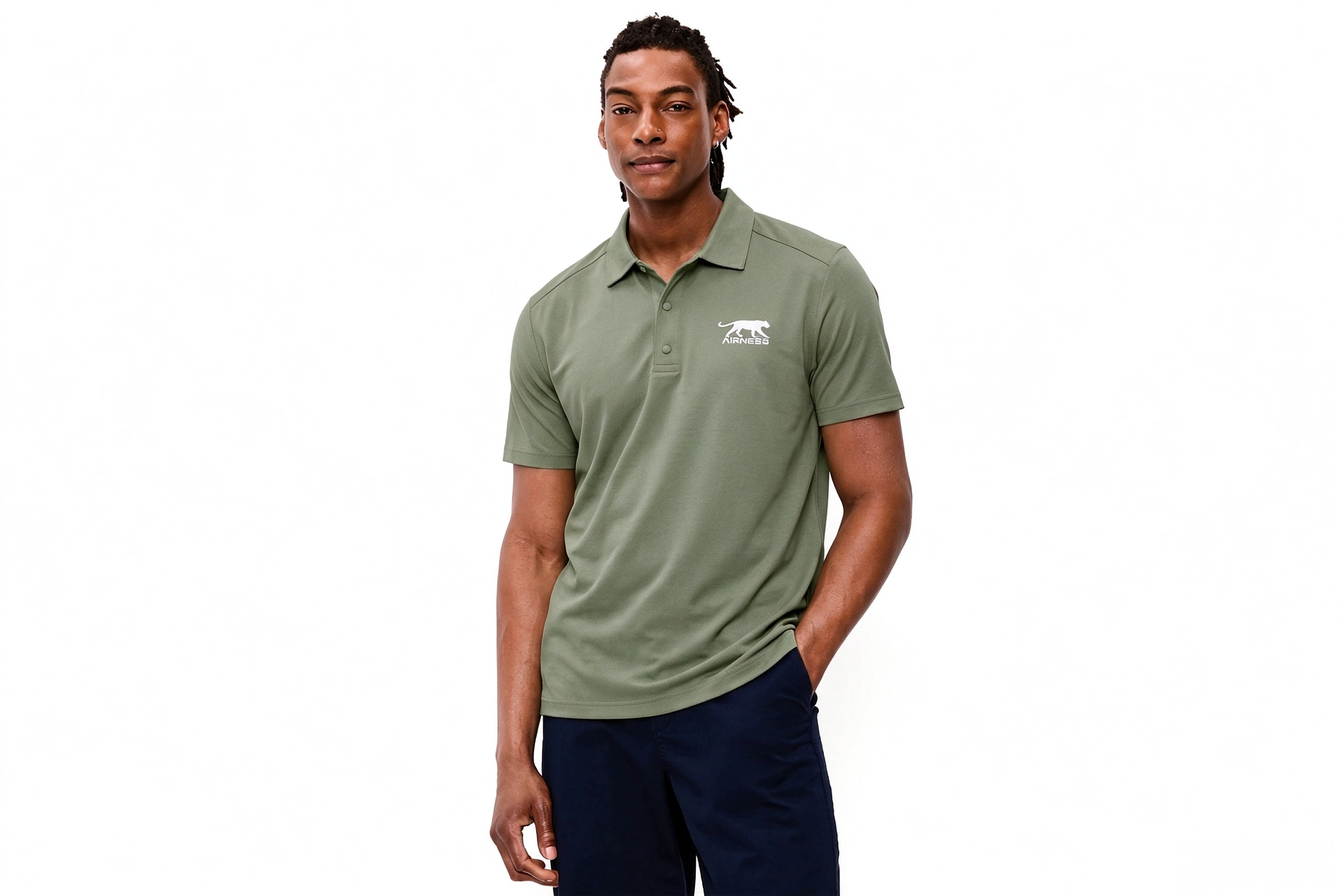Men’s Quick Dry Short Sleeve Polo Shirt,Classic Collar